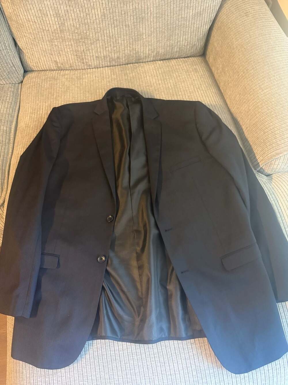 Mario Rossi Super 140's Extra Fine Fabric Men's Suit Jacket, Size 48L